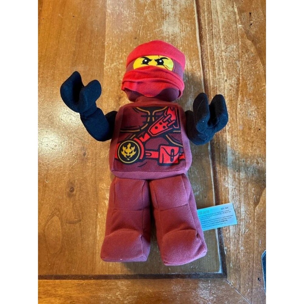 Lego Ninjago Kai Ninja Master of Spinjitzu 13” Plush Red Stuffed
